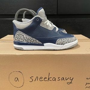 Air Jordan 3 Georgetown PS Size 1Y 429487 401